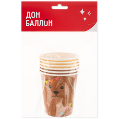 Стаканы, Милые собачки, 250 мл, 6 шт.