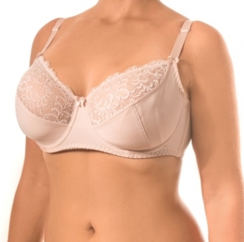 Lisse Бюстгальтер M-007 Серебристый пион  95C (мягкая чашка)