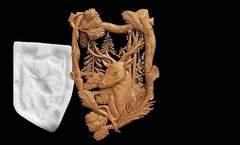 Силиконовый молд № 0237 Олень