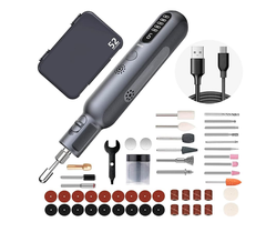 Гравер Greenworks GPT-8VRT 8V с оснасткой (52 шт) аккумуляторный