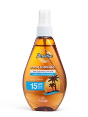 Floresan Солнцезащитная серия PARADISE Масло для быстрого загара 