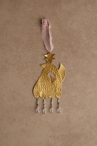 Новогодняя игрушка Цветочек №2