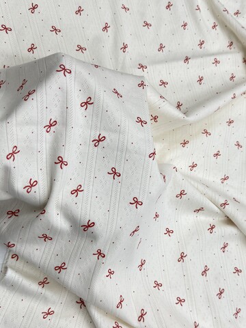 Рибана, бантики, красные, 160 гр\м, шир. 190 см