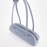 Сумка Саломея 2038 гладкий серо-голубой