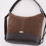 Рюкзак Саломея 1059 эко-замша шоколад