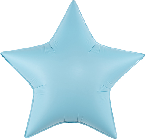 К 30''/76 см, Звезда, Сатин, Голубой, 1 шт.