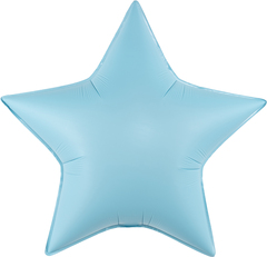 К 30''/76 см, Звезда, Сатин, Голубой, 1 шт.