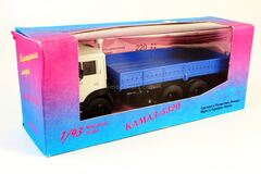 KAMAZ-5320 flatbed truck gray-blue 1:43 PAO KAMAZ