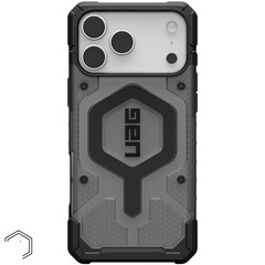 Чехол Uag Pathfinder Clear Case для iPhone 17 Pro Max, Тонированный/Черный | Ash/Black