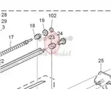 Майларовая (плёночная) уплотнительная планка Ricoh Bushing collection mylar A2322290