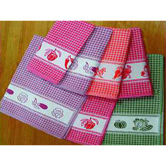 Однотонные полотенца без бордюра Мозаика