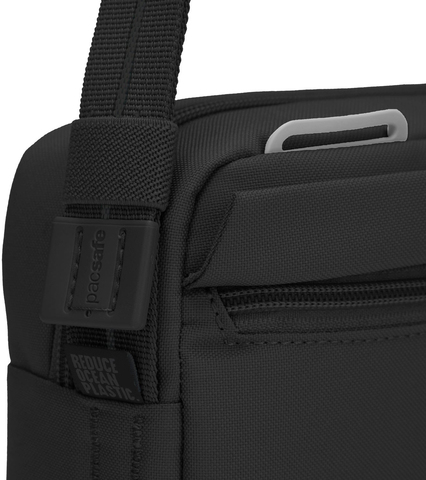 Картинка сумка городская Pacsafe GO Crossbody черная смола - 12