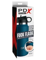 Мастурбатор-вагина в синей колбе F*ck Flask - 