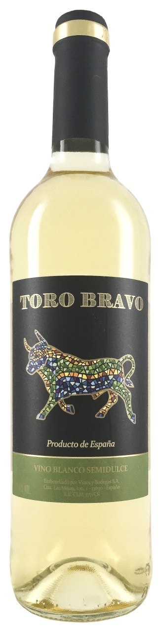 Вино Торо Браво столовое белое полусладкое 0,75 л