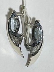 Маркиз (серьги из серебра)