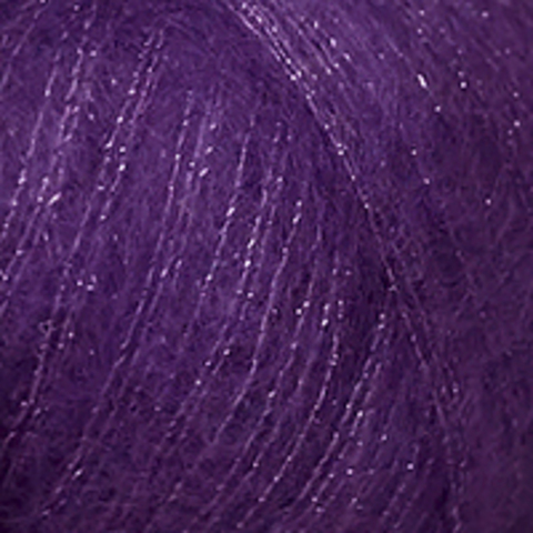 Пряжа Lana Gatto Silk Mohair lux 30112 т.лиловый (уп.10 мотков)