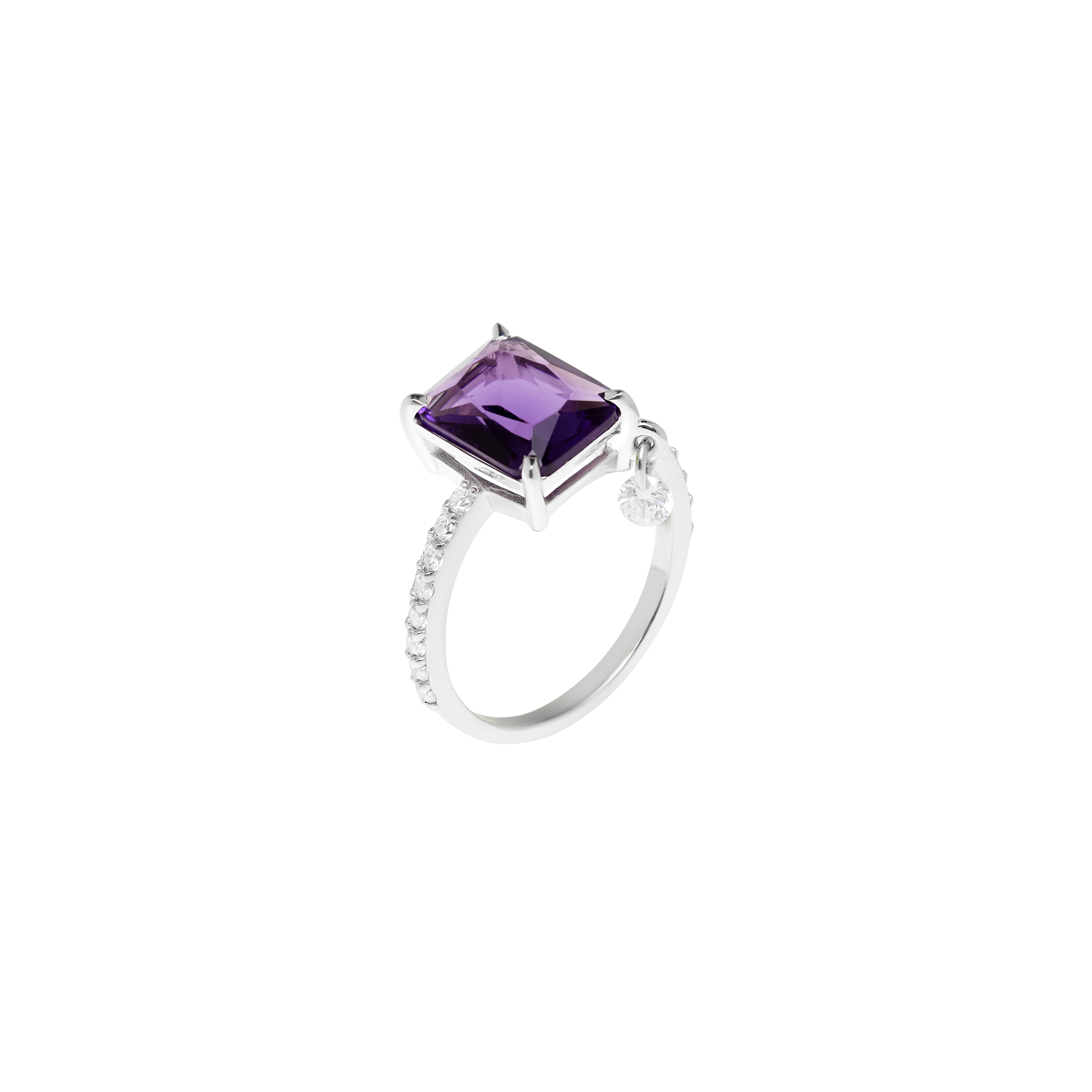 VIVA LA VIKA Кольцо Crystal Nuance Ring - Violet