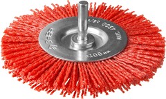 ЗУБР 100 мм, нейлоновая проволока, щетка дисковая для УШМ, Профессионал (35161-100)