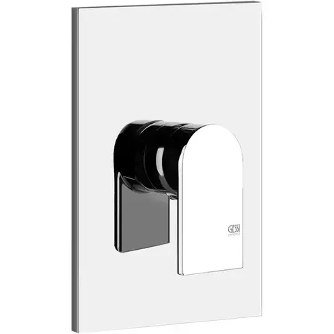 Gessi 44632#031 Gessi Emporio Via manzoni Внешние части для настенного смесителя на 1 позицию, цвет: Chrome