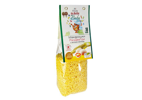 Макарошки циферки Pasta la Bella Baby, 400г