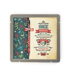 Специальная рождественская коллекция карандашей PROGRESSO MAGIC LIMITED EDITION: набор 23 цельнографитных карандаша PROGRESSO MAGIC и 1 карандаш-блендер в металлической коробке