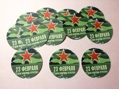 Кружочки из вафельной бумаги 