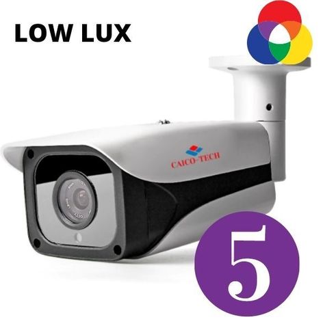 5 Mpix Гибридная видеокамера нового поколения STRLIGHT CAICO TECH AHD CVI TVI CVBS работает с видеорегистратором  сторонних производителей