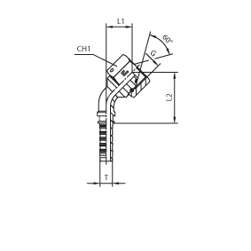 Фитинг DN 32 BSP (Г) 1.1/2 (45) (штифтованная гайка) (o-ring) – купить ...