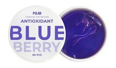 Гидрогелевые патчи с экстрактом черники PSLAB Hydrogel Eye Patches Antioxidant Blueberry 80 шт