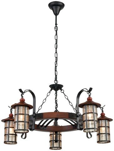 Люстра подвесная Velante Wooden 560-703-05