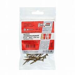 Саморезы универсальные желтые 4,0х50мм (13шт) пакетик