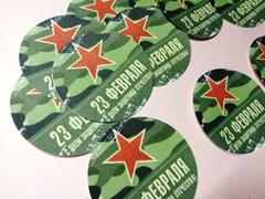 Кружочки из вафельной бумаги 