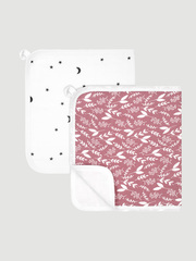 Сет из 2х муслиновых салфеток для кормления Mjölk Botanica/Ночное небо