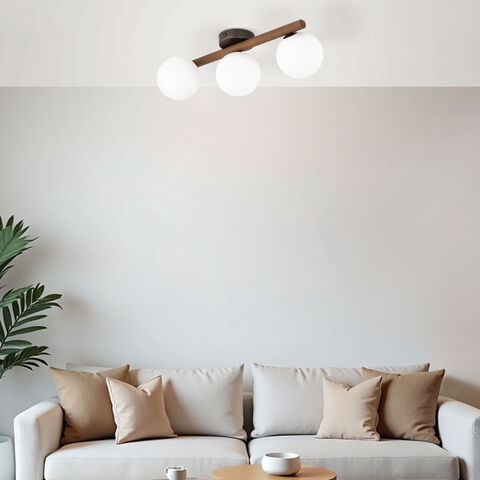 Потолочная люстра TK Lighting Estera Wood 10269