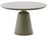 Уличный стол Tudons из алюминия с зеленой столешницей Ø120 см Испания La Forma