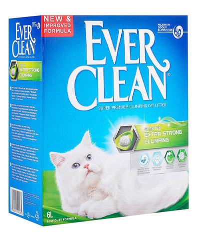 Ever Clean Extra Strong Clumping Scented комкующийся наполнитель с ароматизатором д/кошек (6 л)