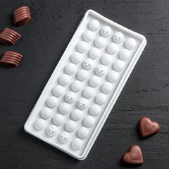 Форма 40 ячеек, 24х12х2 см "Шарики"