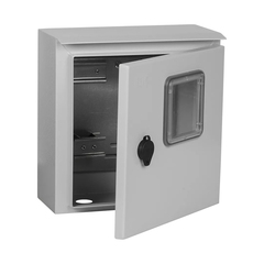 Щиток учетно-распределительный навесной IEK Titan ЩУ 1/1-0, IP66, металл, 310 x 300 x 150 мм