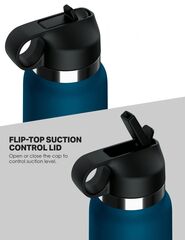 Мастурбатор-вагина в синей колбе F*ck Flask - 