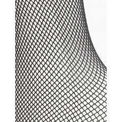 Чулки с красной кружевной резинкой на силиконе Sense, S/M