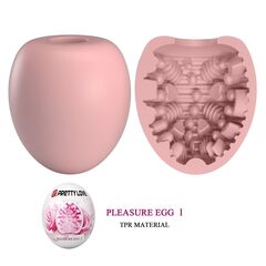Розовый мастурбатор-яйцо Pleasure Egg I - 