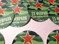 Кружочки из вафельной бумаги 