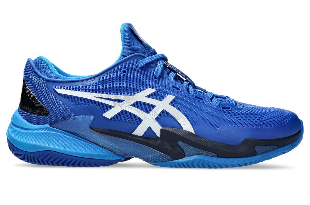 ASICS Court FF 3ネイビー テニスシューズ 26cm Мужские кроссовки теннисные Asics Court FF 3 Novak Clay - небесный