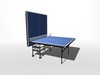 Теннисный стол для помещений складной, усиленное игровое поле, на роликах WIPS СТ-ПРУ (61021)