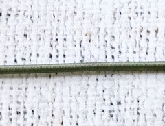 Резинка шляпная, d 2,5 мм, тёмный хаки