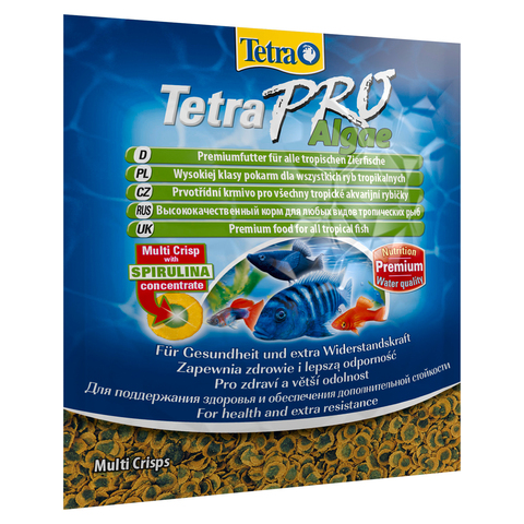 TetraPro Algae Multi-Crisps (чипсы) Специальный корм для травоядный рыб 12г