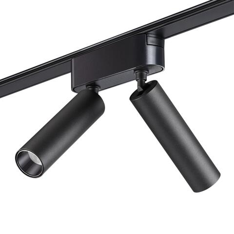 359086 SHINO NT23 000 черный Трековый светильник для низков. шинопровода IP20 LED 4000K 2*7W 48V 1260Лм SMAL