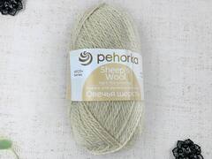 Пряжа "Овечья шерсть", 100% шерсть, 100 гр, 200 м, суровый