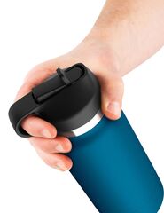 Мастурбатор-вагина в синей колбе F*ck Flask - 