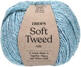 Пряжа Drops Soft Tweed 11 аквамарин